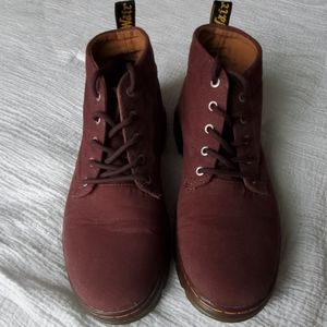 Red Dr.Marten Chukka Mens